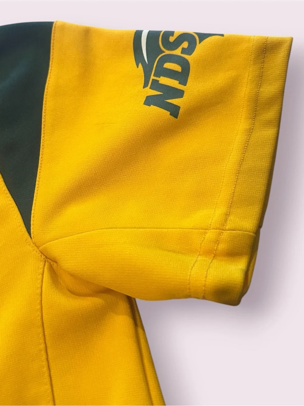 Colosseum NDSU Youth Gold & Green Football Jersey #8 Size Medium (10/12)